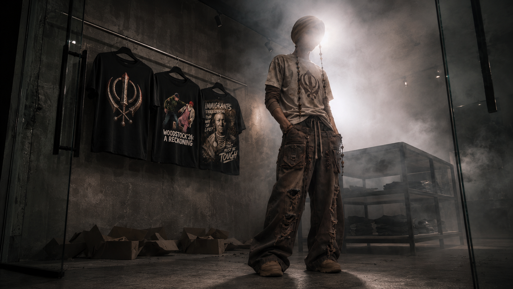 DROPDEAD New Arrivals - Industrial editorial fashion photograph